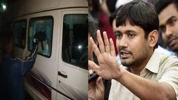 Kanhaiya Kumar's convoy attacked in Bihar