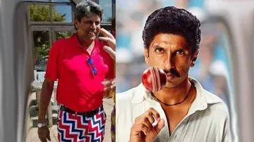 Role reversal? Kapil Dev does a Ranveer Singh!