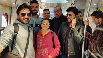 Kapil Sharma, Sumona Break Rules During Delhi Metro Travel?
