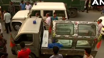 BJP stopped from taking workers' bodies to Kolkata