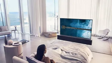 LG Showcases Rollable Transparent TV Fixed At Foot Of Your Bed