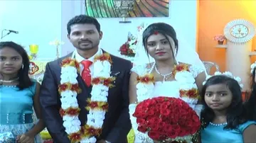 Hockey star Birendra Lakra ties knot