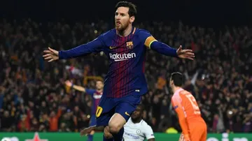 Messi powers Barca into Champions league QF
