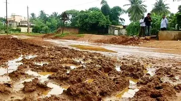 ‘Smart city’ claim falls flat on broken roads of Rangamatia