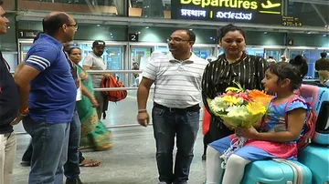 Little Miss India Myra leaves for Bulgaria to join intl pageant