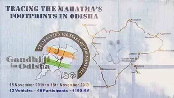 Motor Rally To 'Trace Mahatma's Footprints In Odisha' Kicks Off