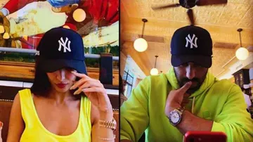Malaika Arora, Arjun Kapoor paint NYC neon