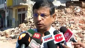 Demolition Of Commercial Structures Of Mangu Mutt Begins In Puri