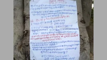 Odisha: Mao Posters Warning 'Gond' Community Members Surface In Kandhamal