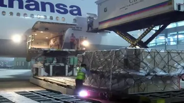 First Consignment Of Medical Supplies From US Lands In India