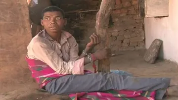Mentally ill man in shackles in Malkangiri