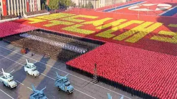N.Korea stages massive parade to mark 70th anniversary