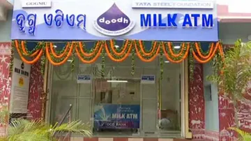 Odisha's first milk vending machine opened in Berhampur