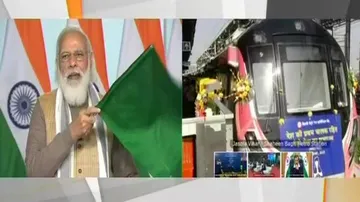 PM Modi Inaugurates India's First-Ever Driverless Train Operations On Delhi Metro's Magenta Line