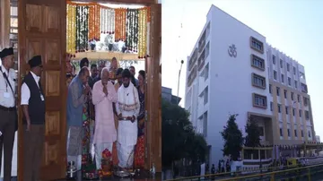 Bhagwat inaugurates new Gujarat RSS headquarter building