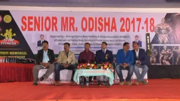 Mr Odisha competition held in Titlagarh