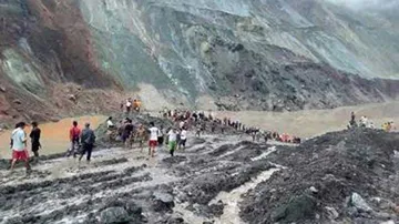 Myanmar Jade Mine Landslide Kills Over 126 Miners, Many Go Missing
