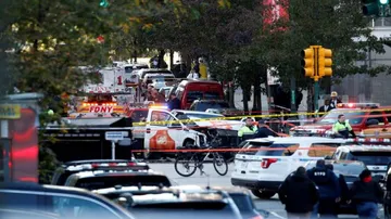 New York attack: 8 killed as truck plows into pedestrians