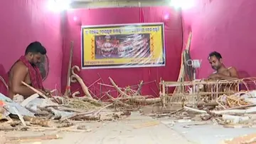 Nagarjuna Besha: Preparation Of Costumes For Holy Trinity In Full Swing In Puri
