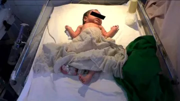 Newborn girl found buried alive gets ‘Dharitri’ name