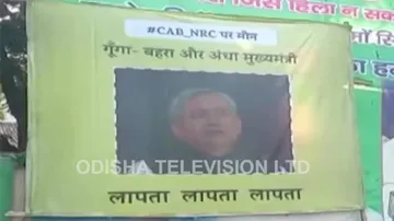 'Dumb-Deaf-Blind' CM Nitish Kumar 'Missing'! Posters All Over Patna