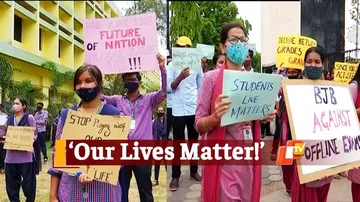 Odisha College Students Launch Massive Protests Against Exams Amid #COVID19