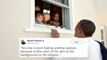 Obama's tweet in response to Charlottesville breaks record