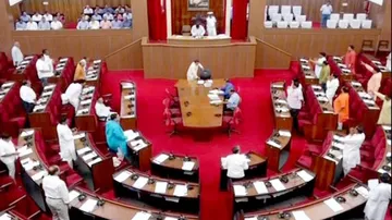 Ruckus in Assembly over unemployment, farmers' issues