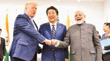 PM Modi, Trump, Abe hold trilateral meeting; discuss Indo-Pacific, connectivity