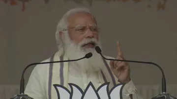 TN Polls: PM Modi Lashes Out At DMK-Cong In Madurai