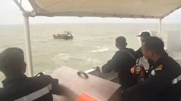 Stranded Odisha fishermen rescued by Indian Coast Guard