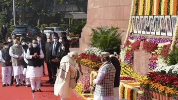 2001 Parliament Attack: Vice Prez Naidu, PM Modi, LS Speaker, Ministers Pay Homages To Martyrs