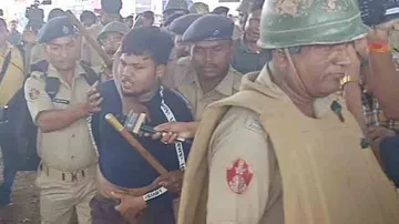Protests, Lathi-Charge and Tension Over New Motor Vehicles Act In Bhubaneswar