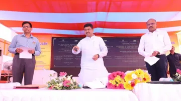 Pradhan performs 'Bhoomi Pujan' for 3 NH projects in Odisha