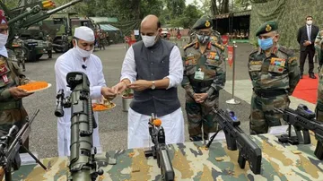West Bengal: Rajnath Singh Performs 'Shastra Puja' At Key Military Base In Darjeeling