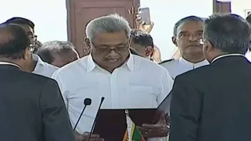 Gotabaya Rajapaksa Sworn In As Sri Lankan President