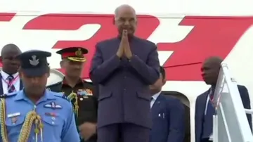 President Kovind arrives in Benin, 1st visit by an Indian head of state
