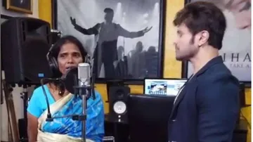 Ranu Mondal records new song with Himesh Reshammiya