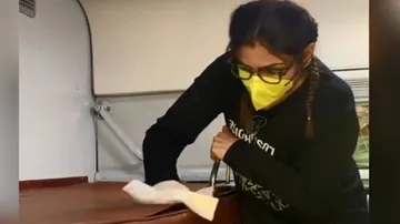 Coronavirus Scare: Raveena Tandon cleans train cabin, Sonu Nigam to stay in Dubai