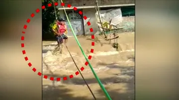 Watch: Odisha Fire Personnel Rescue Newborn, 5 Others Marooned In Flood
