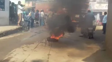 Locals stage road blockade over accident in Bolangir