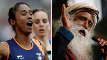 Sadhguru Lands In Controversy With Tweet On Hima Das
