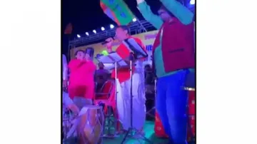 BJP's Sambit Patra chooses melody over speech for Telugu voters