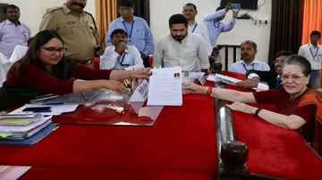 Sonia Gandhi files nomination, says Modi not invincible