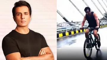 CBSE Board Exams Cancelled: Sonu Sood Takes Cycle Ride To Mark Students' Victory
