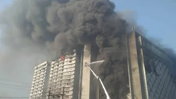 Fire In Surat Market; Over 60 Fire Tenders Rushed To Spot