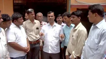 Chit fund scam: Surat investors protest in front of Odisha Bhavan in Delhi
