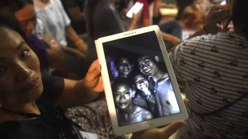 Thai boys trapped in cave located, may remain stuck for months