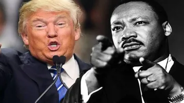 Trump pays tribute to Martin Luther King Jr. amid racism accusations