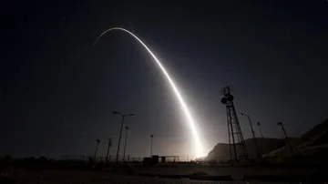 US Air Force test fires long-range missile